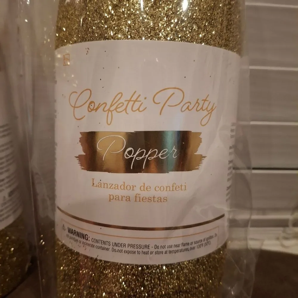 Party Confetti Party Popper Champagne Bottle